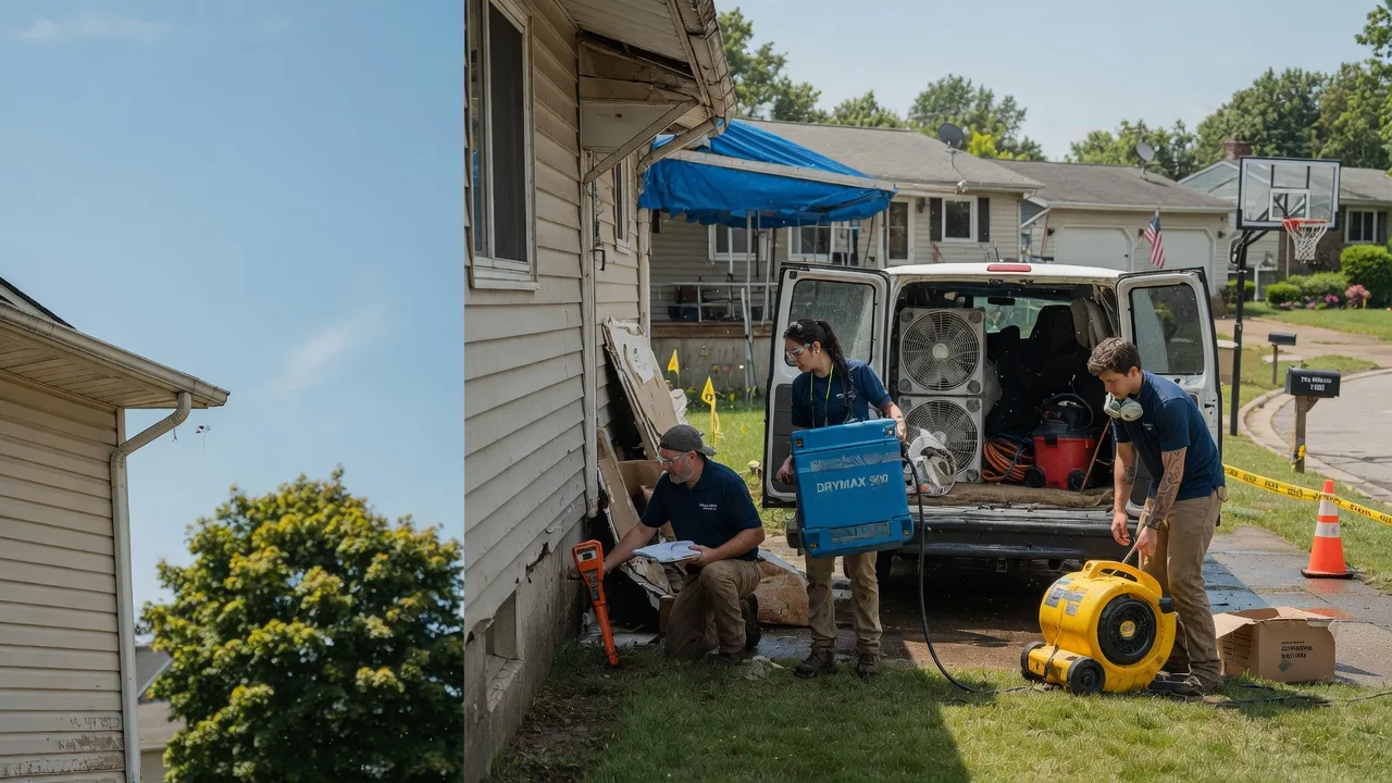 Ceiling Leak Cleanup in Walworth, WI near me